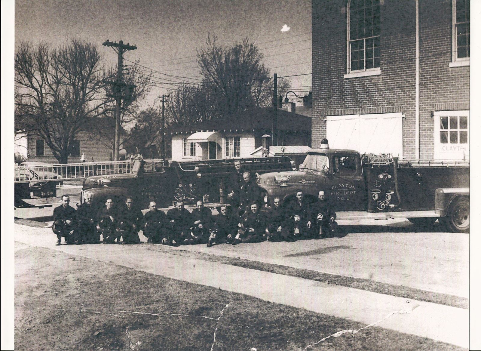 Fire Apparatus and Firefighters in 1956
